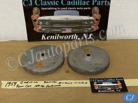 OEM 1959 1960 1961 1962 Cadillac Deville Eldorado Fleetwood UPPER REAR COIL SPRING RETAINERS SEATS CUPS - PAIR LEFT & RIGHT